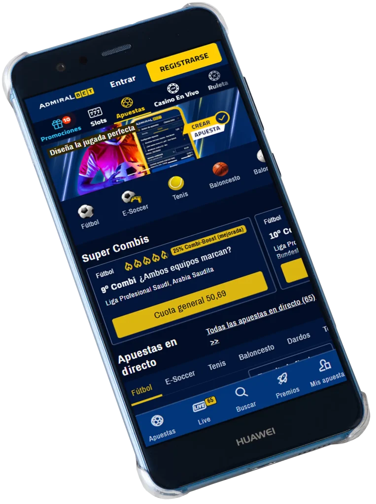 Apuestas deportivas en el teléfono Android