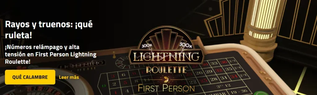 Lightning Roulette First Person